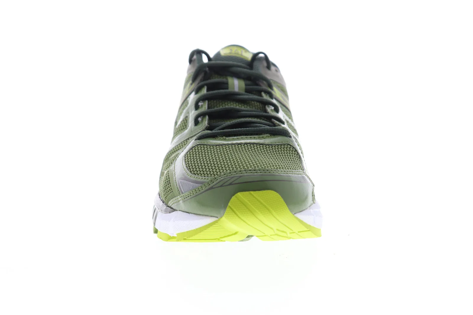 361 Degrees Spire Mens Green Mesh Low Top Lace Up Athletic Running Shoes