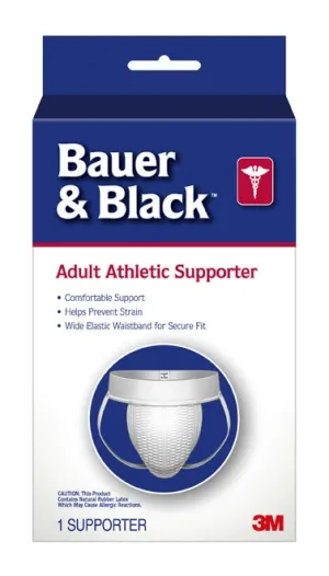 3M™ Bauer & Black™ Athletic Supporter, Medium, 1 Case of 48