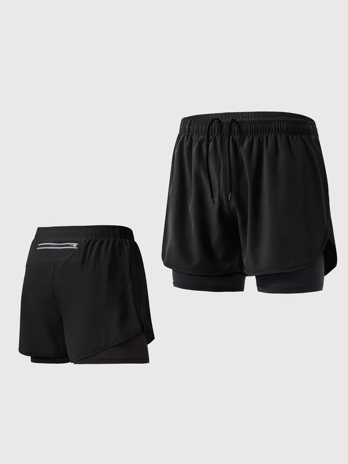 5" Interval Short 2-in-1 Lined