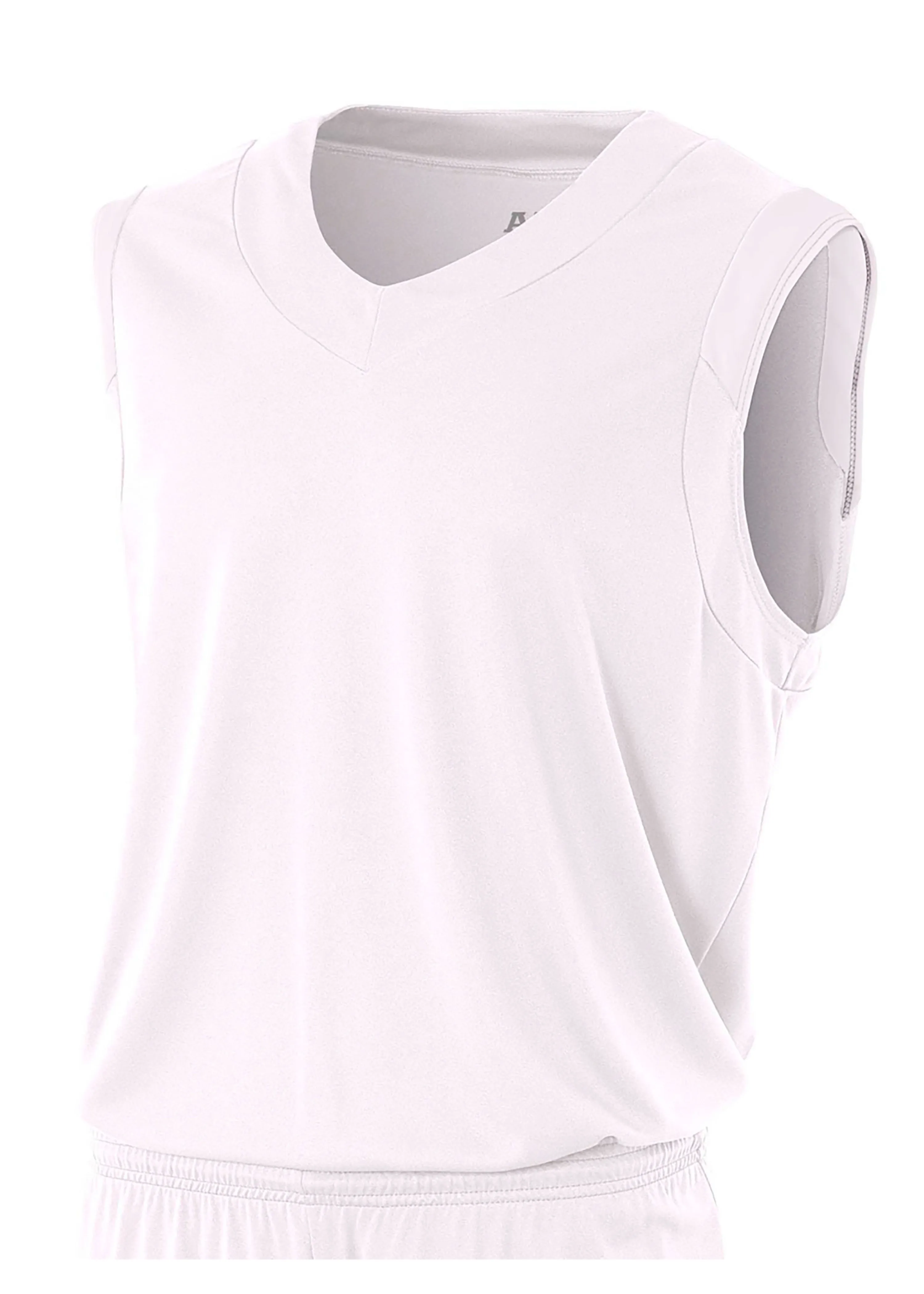 A4 Youth Moisture Management V-Neck Muscle