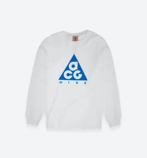 ACG L/S Mens Tee - White/Blue