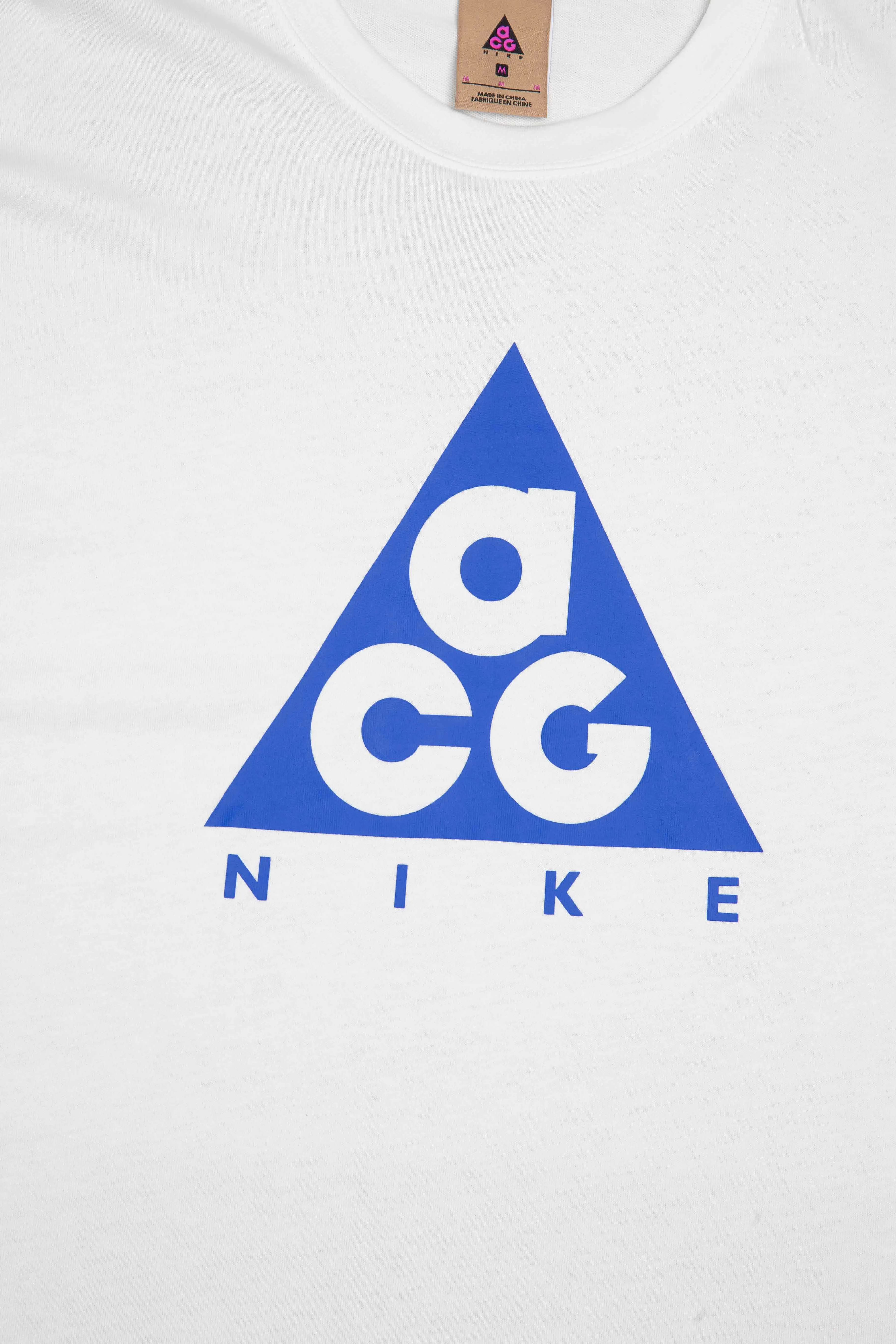 ACG L/S Mens Tee - White/Blue