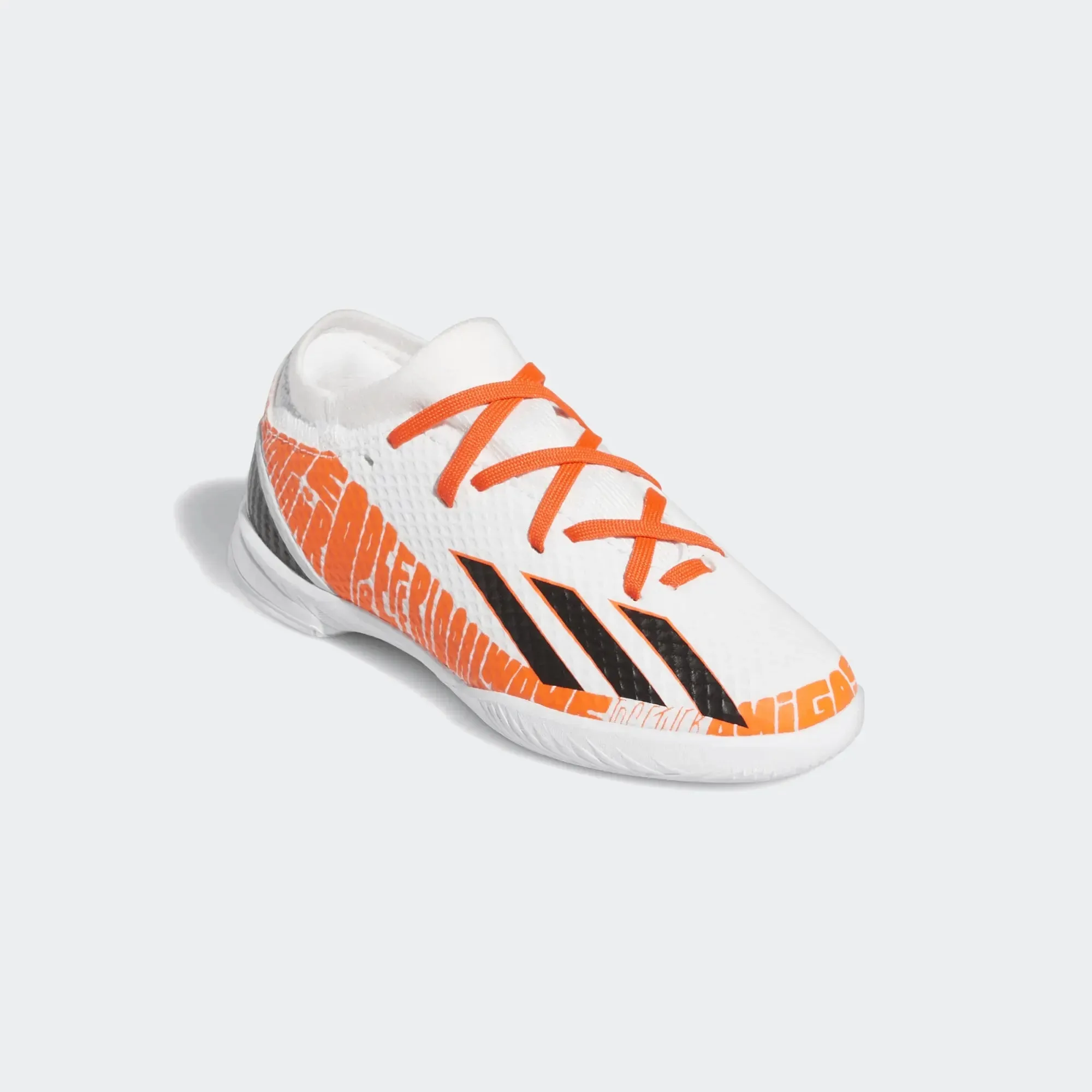 adidas JR X SpeedPortal Messi .3 Indoor - White-Black-Solar Red