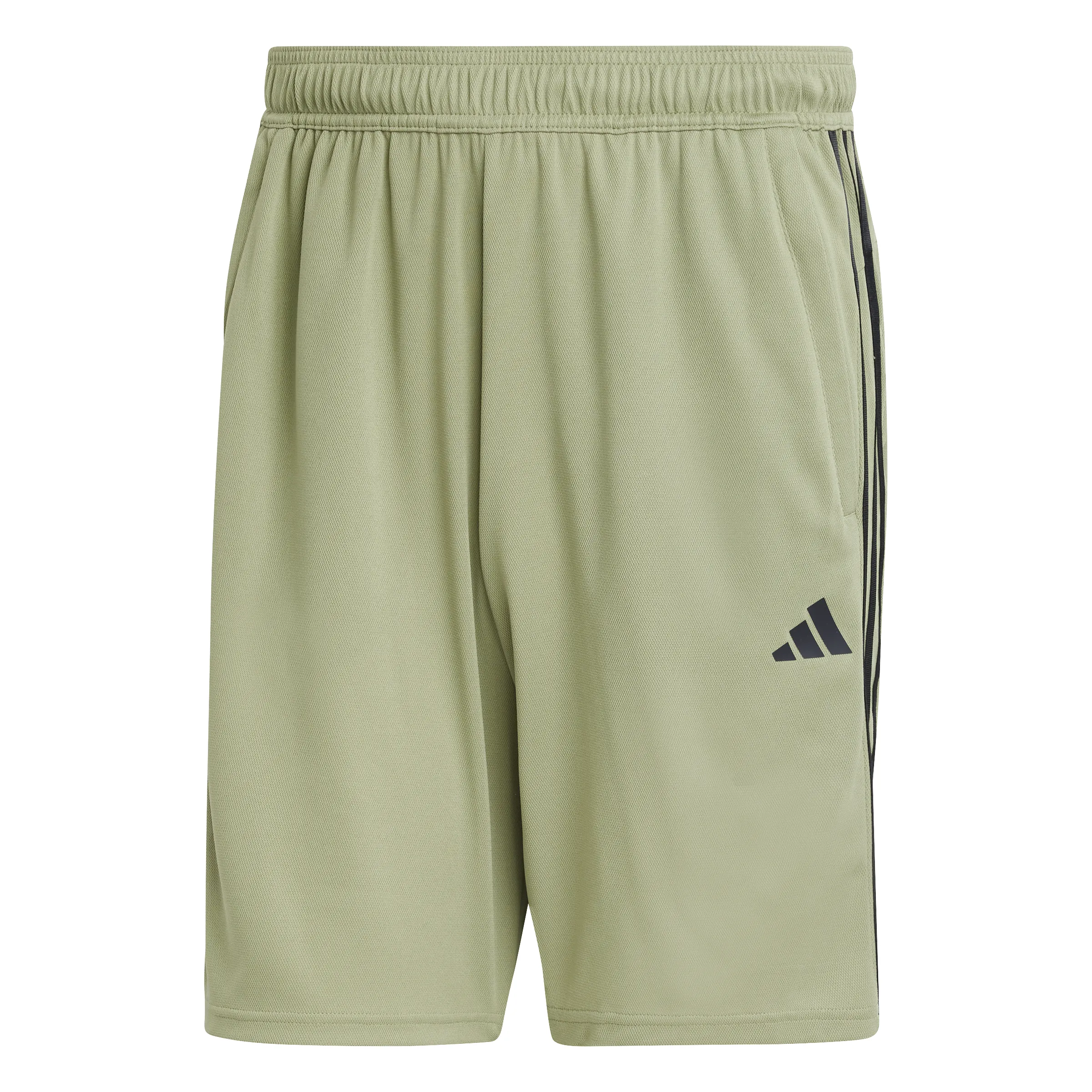 adidas Men's Train Essentials Piqué 3-Stripes Shorts