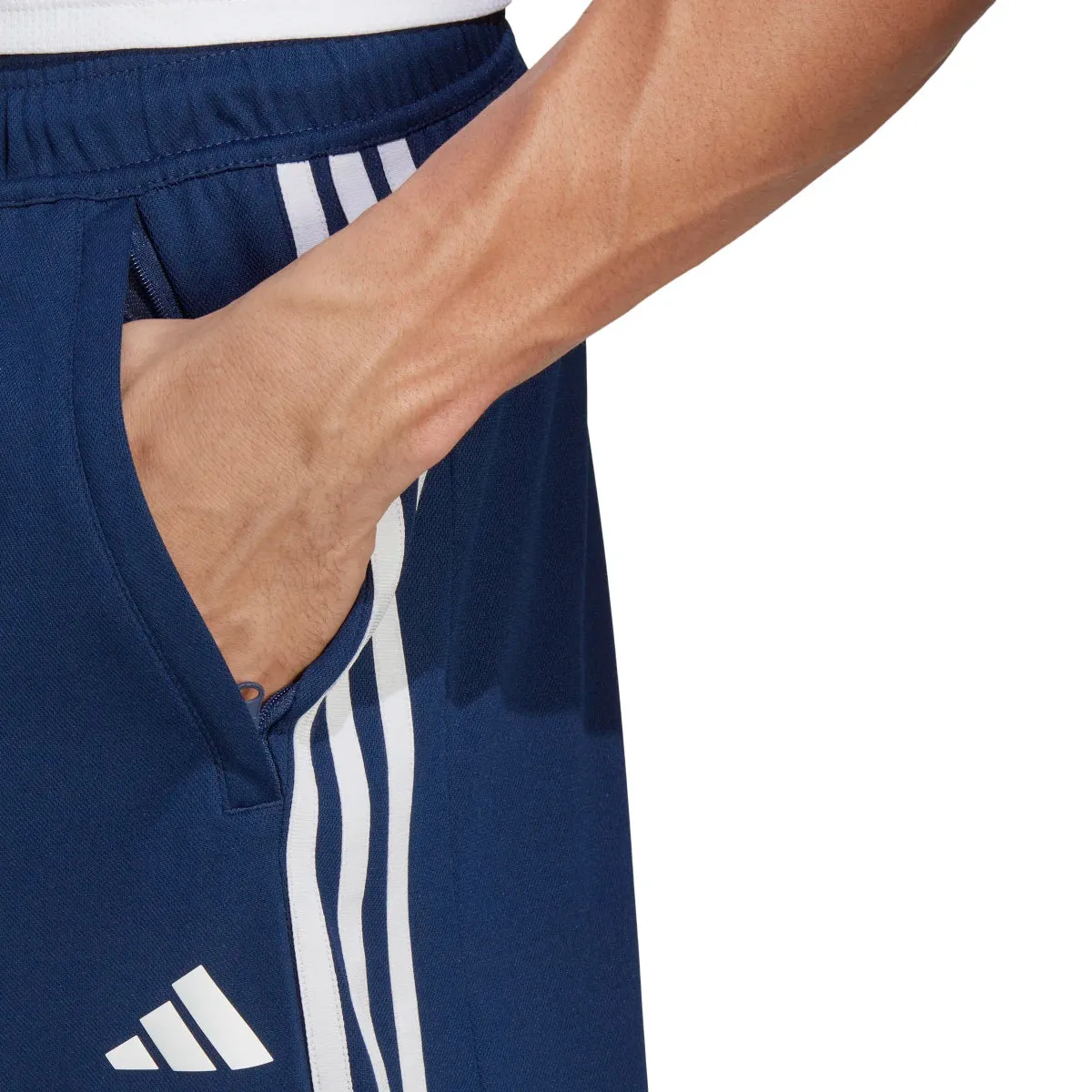 adidas Men's Train Essentials Piqué 3-Stripes Training Shorts (Tall)