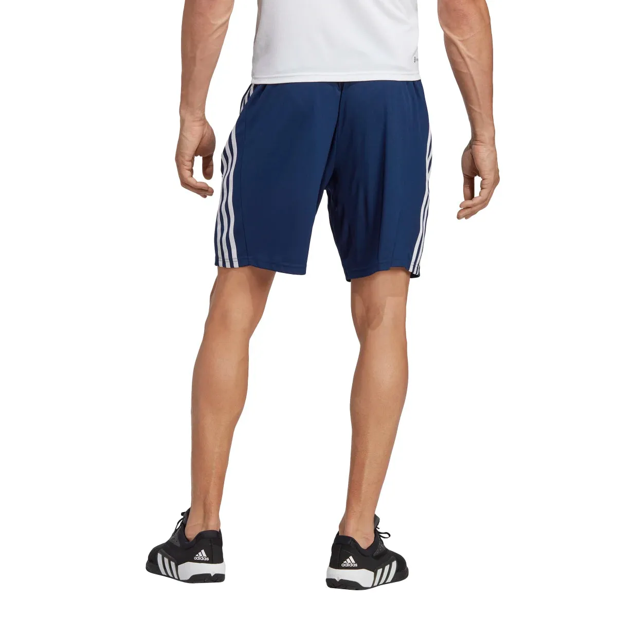 adidas Men's Train Essentials Piqué 3-Stripes Training Shorts (Tall)