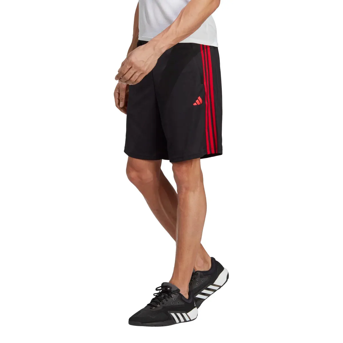 adidas Men's Train Essentials Piqué 3-Stripes Training Shorts (Tall)