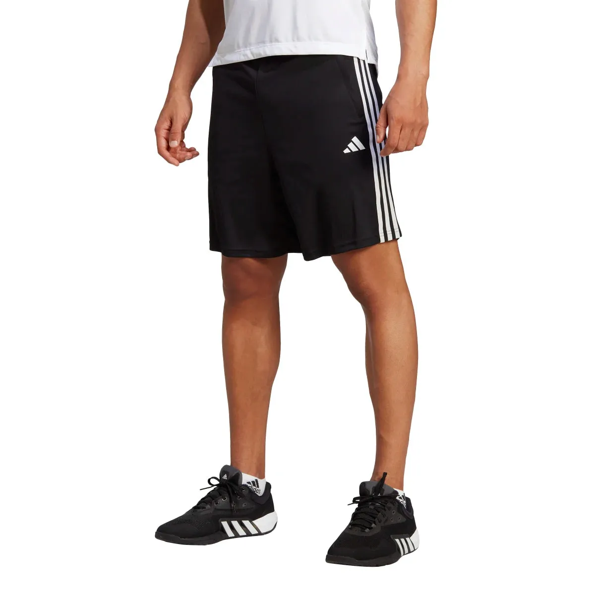 adidas Men's Train Essentials Piqué 3-Stripes Training Shorts