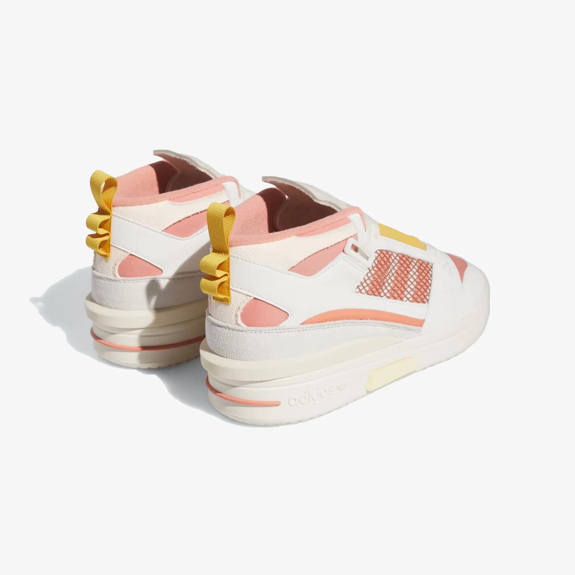 Adidas Originals | FORUM MOD MID  { WHITE/CLAY/PRELOVED YELLOW