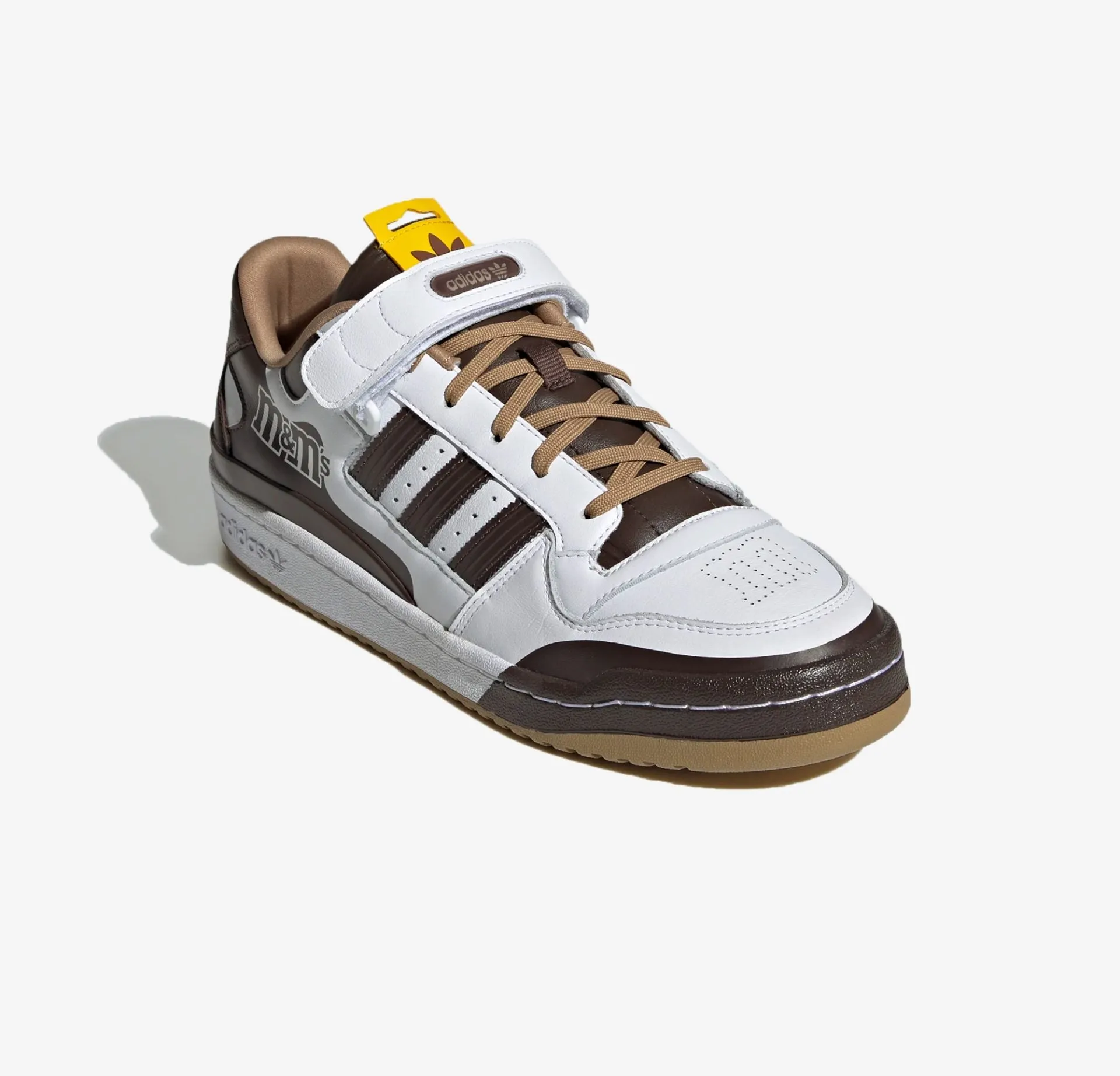 Adidas Originals | M&M'S BRAND FORUM LOW 84 { DARK BROWN / CLOUD WHITE