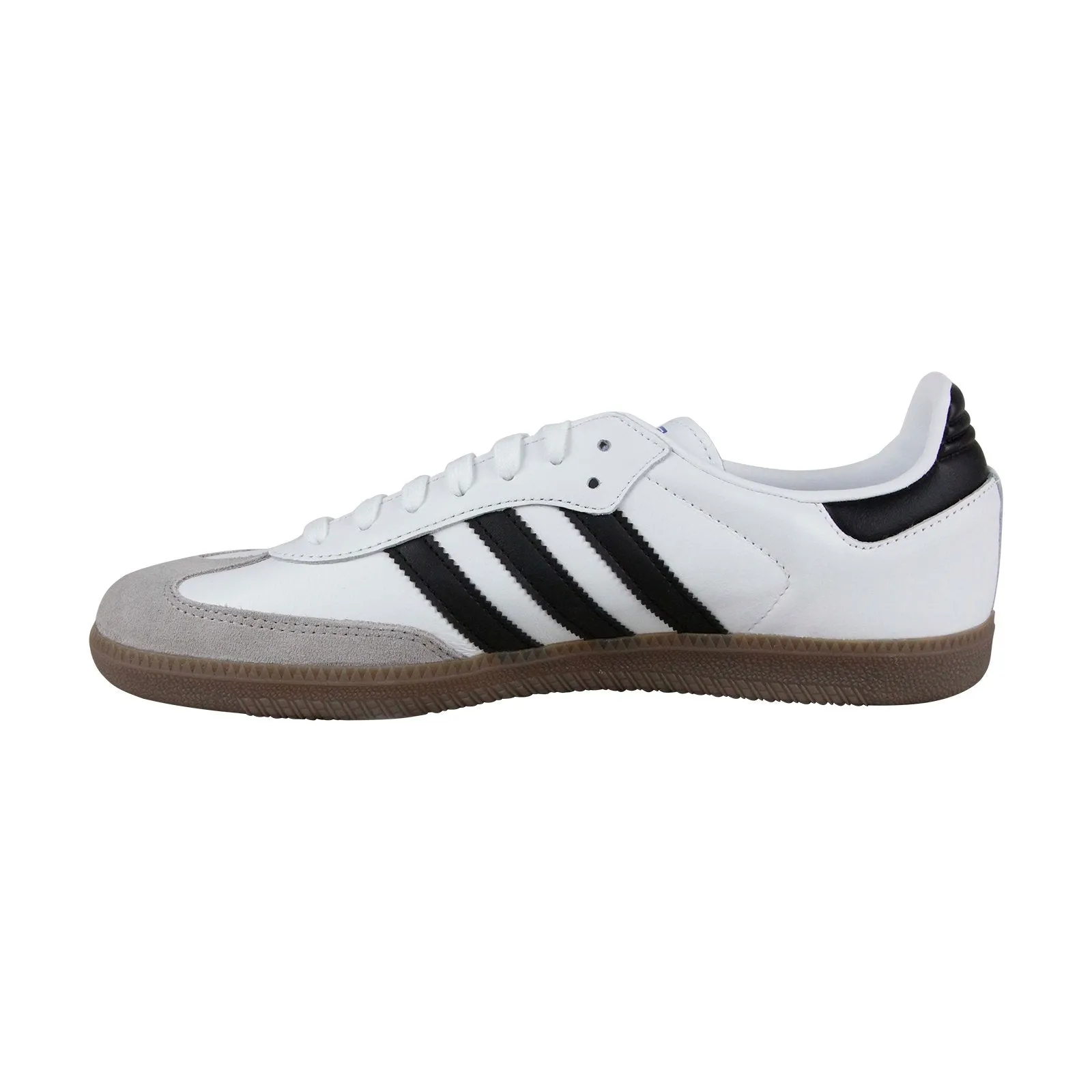 Adidas Samba Og B75806 Mens White Suede Lace Up Lifestyle Sneakers Shoes