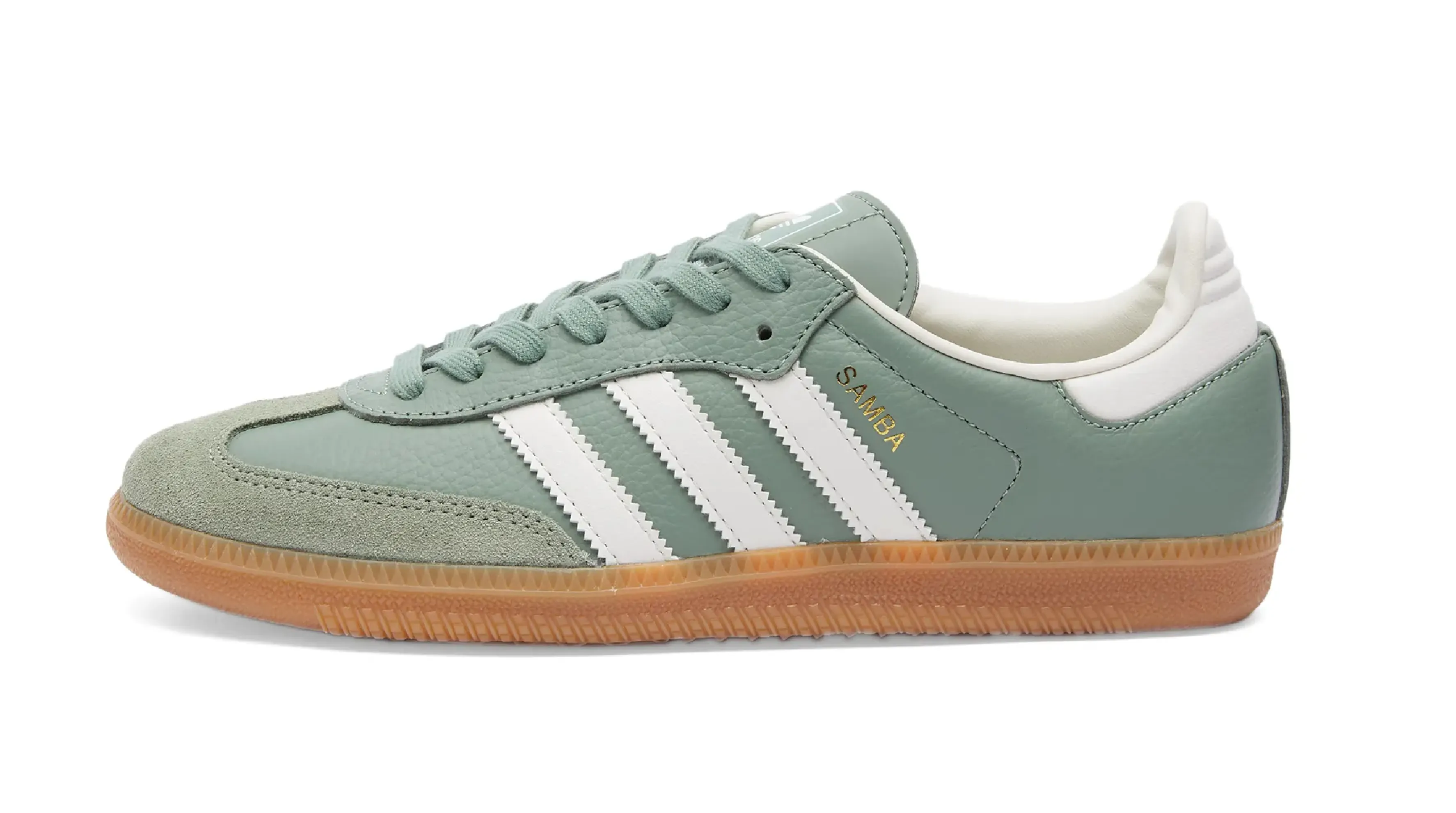 ADIDAS SAMBA OG SILVER GREEN (WOMEN'S)