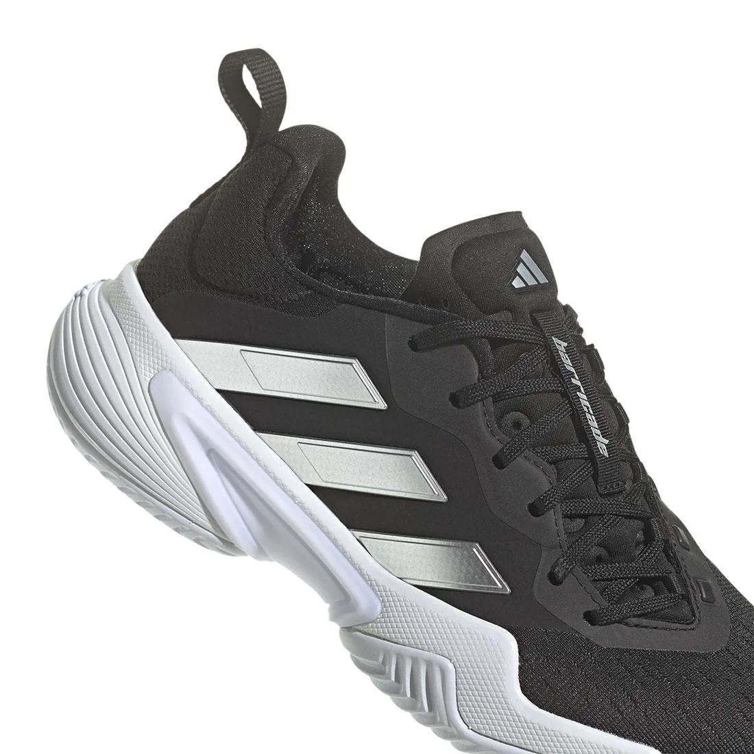 Adidas Women's Barricade Tennis Shoes - Black / Silver Metallic