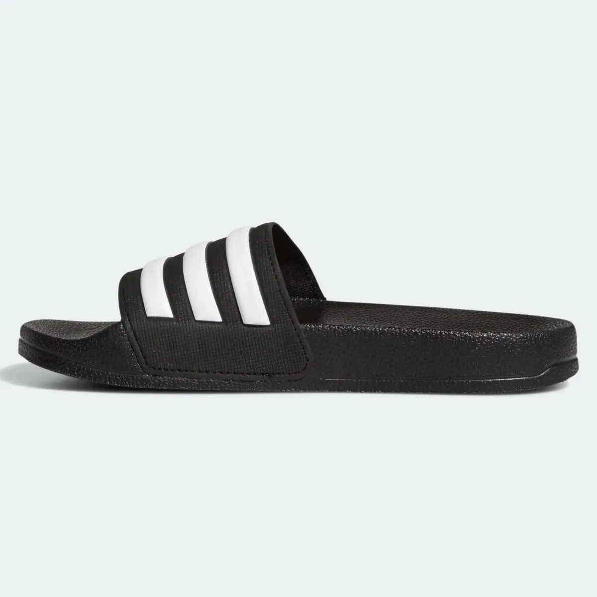 adidas Youth Adilette Shower Sandal - Black-White