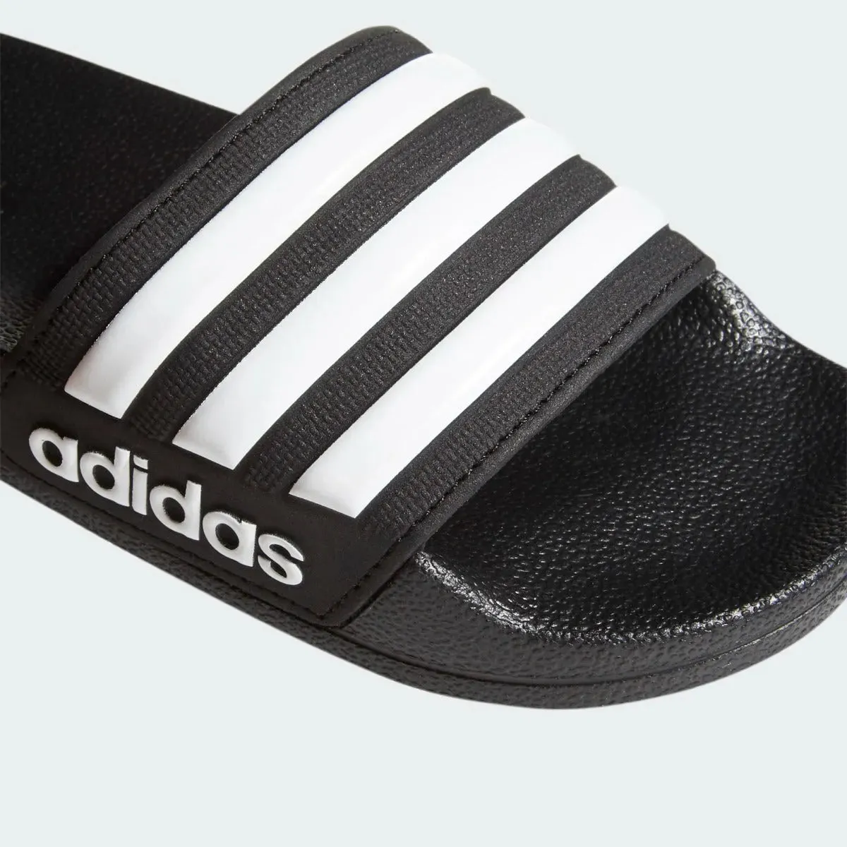 adidas Youth Adilette Shower Sandal - Black-White