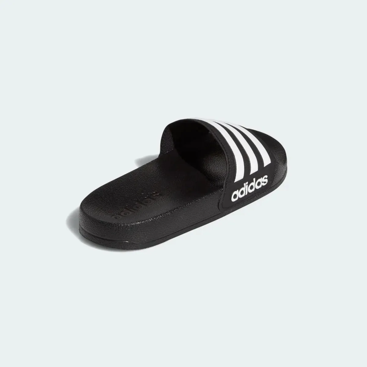 adidas Youth Adilette Shower Sandal - Black-White