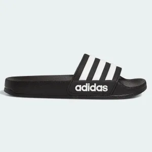 adidas Youth Adilette Shower Sandal - Black-White