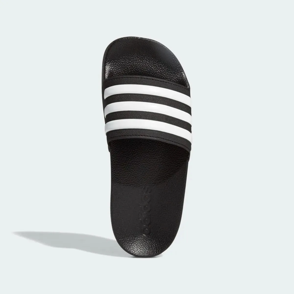 adidas Youth Adilette Shower Sandal - Black-White