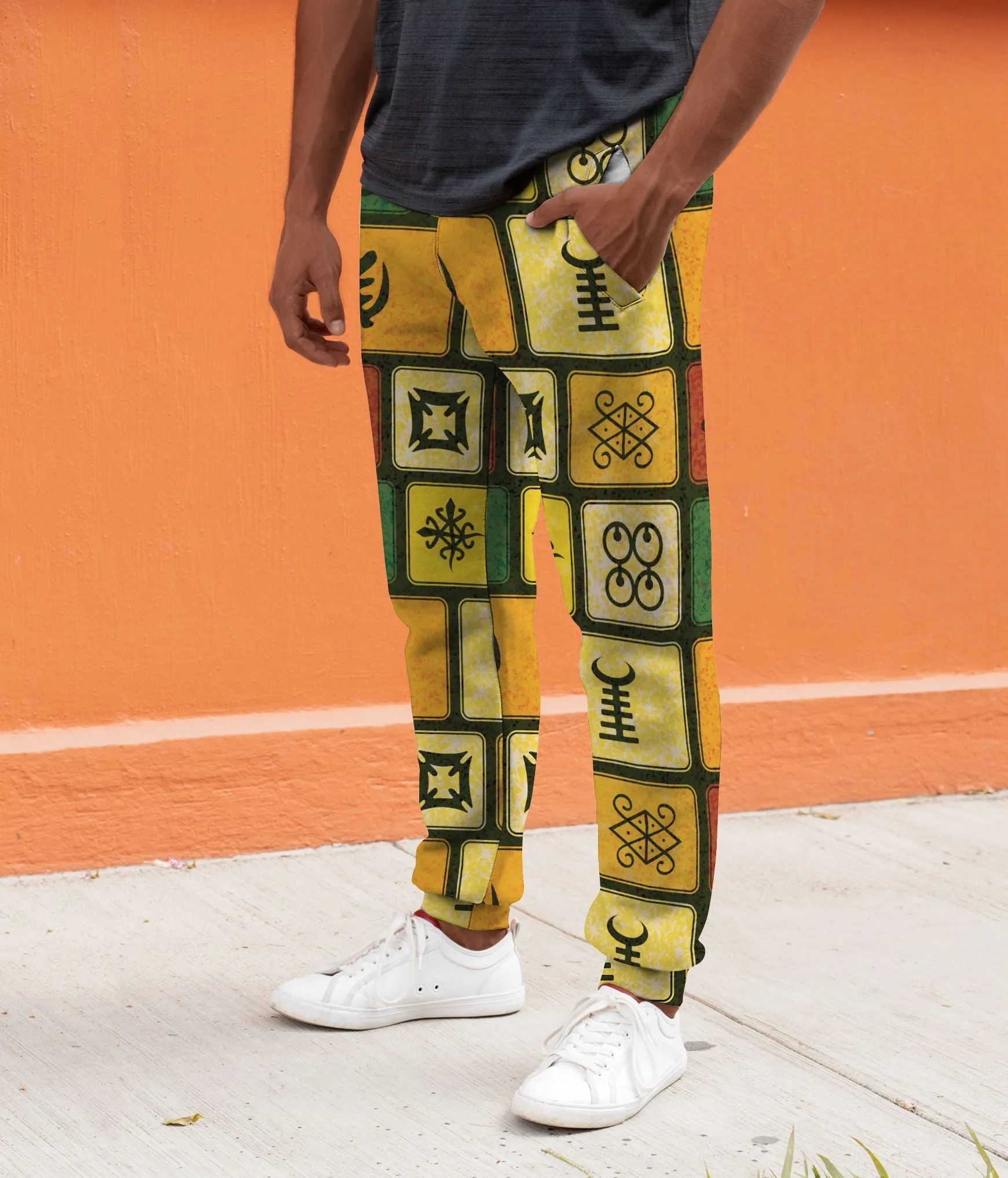 Adinkra Symbols Joggers