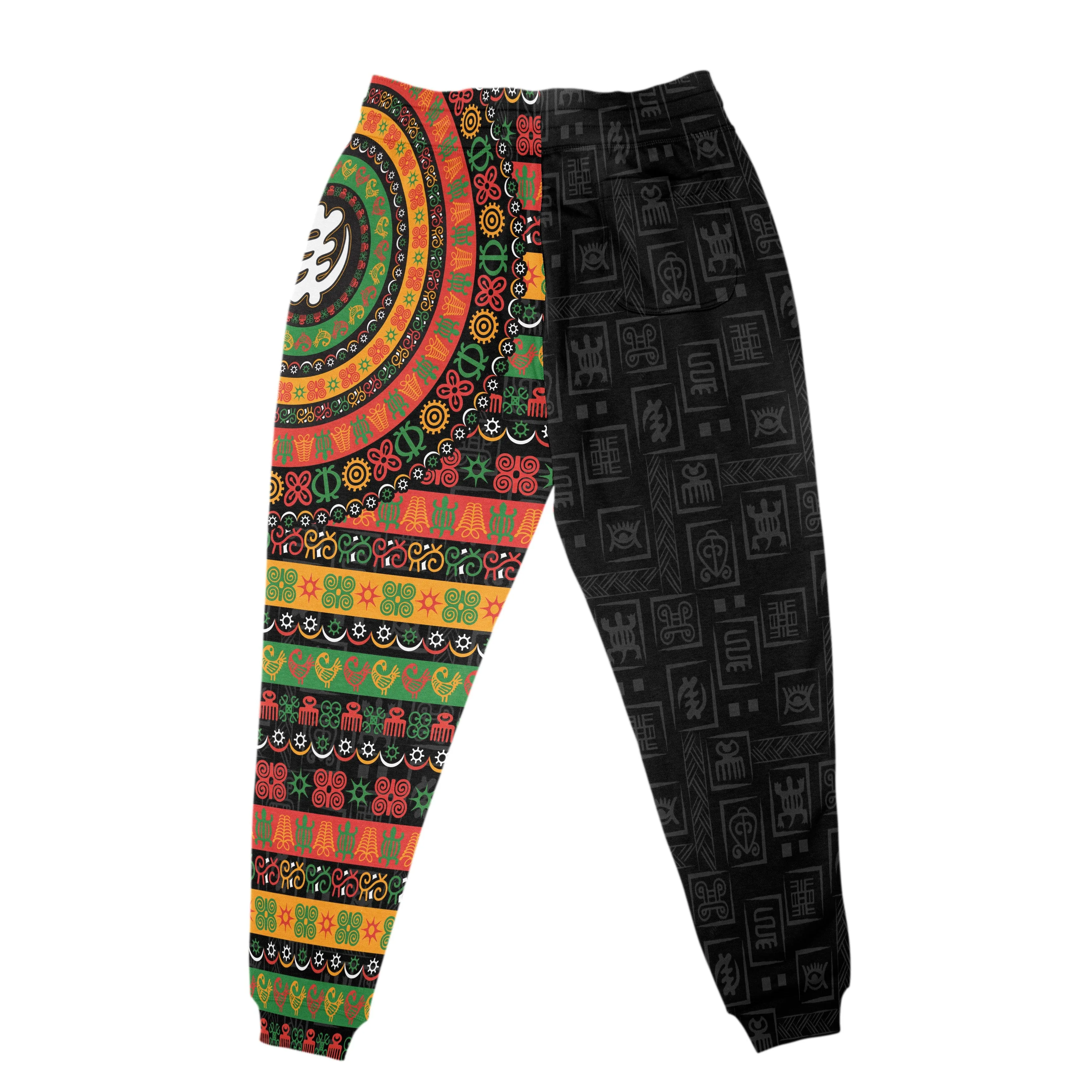 Adinkra Symbols Print Joggers