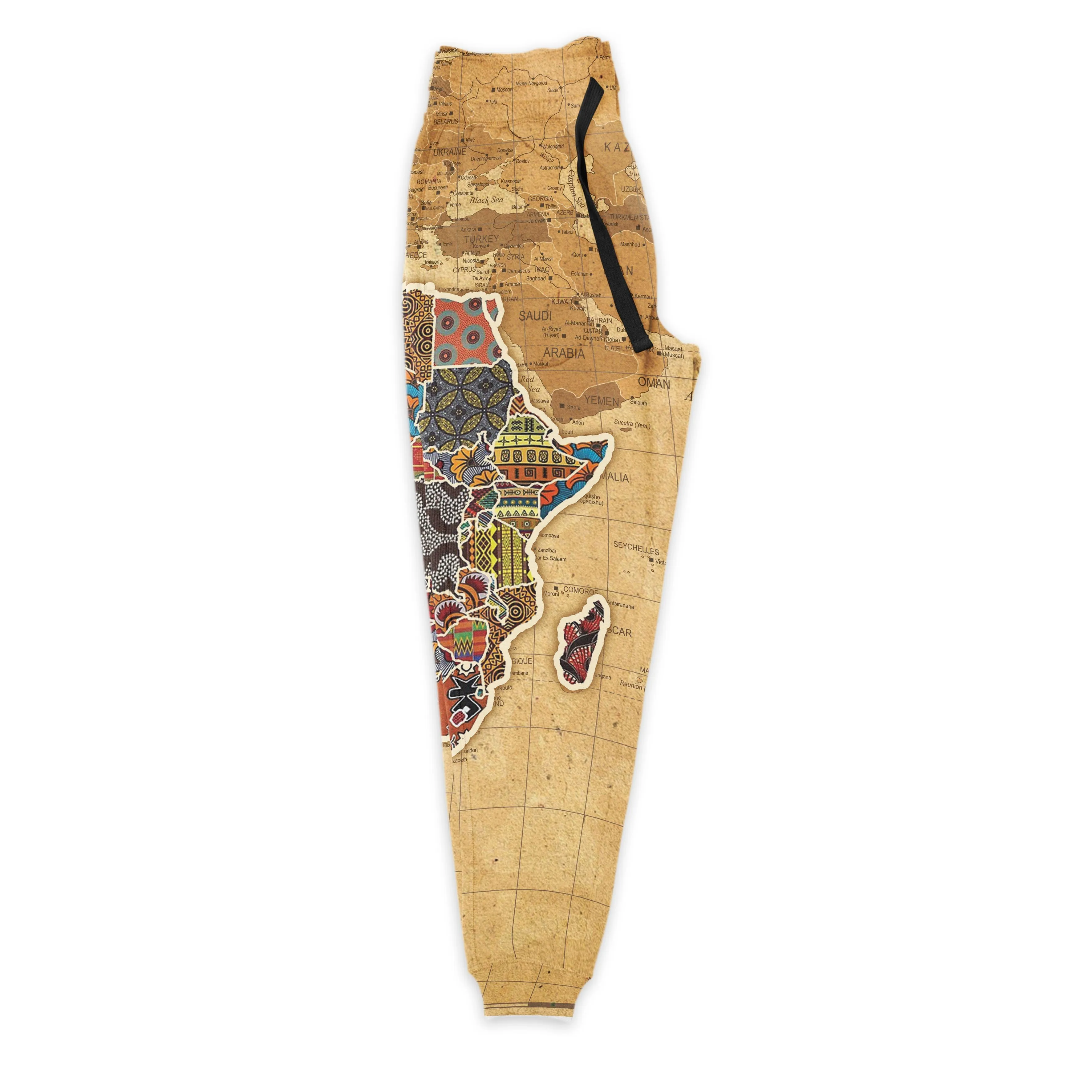 Africa On World Map Joggers