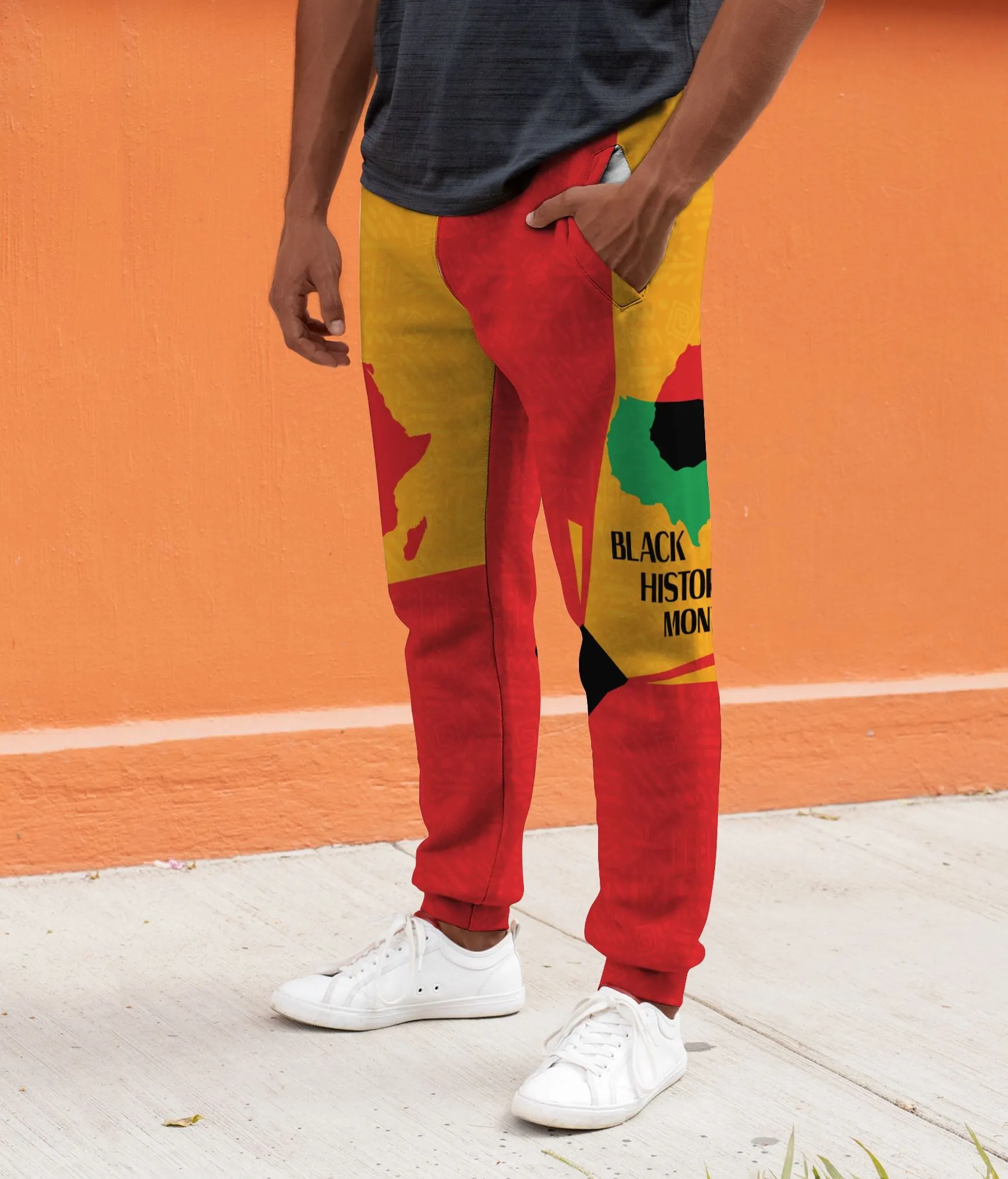 African American Black History Month Joggers