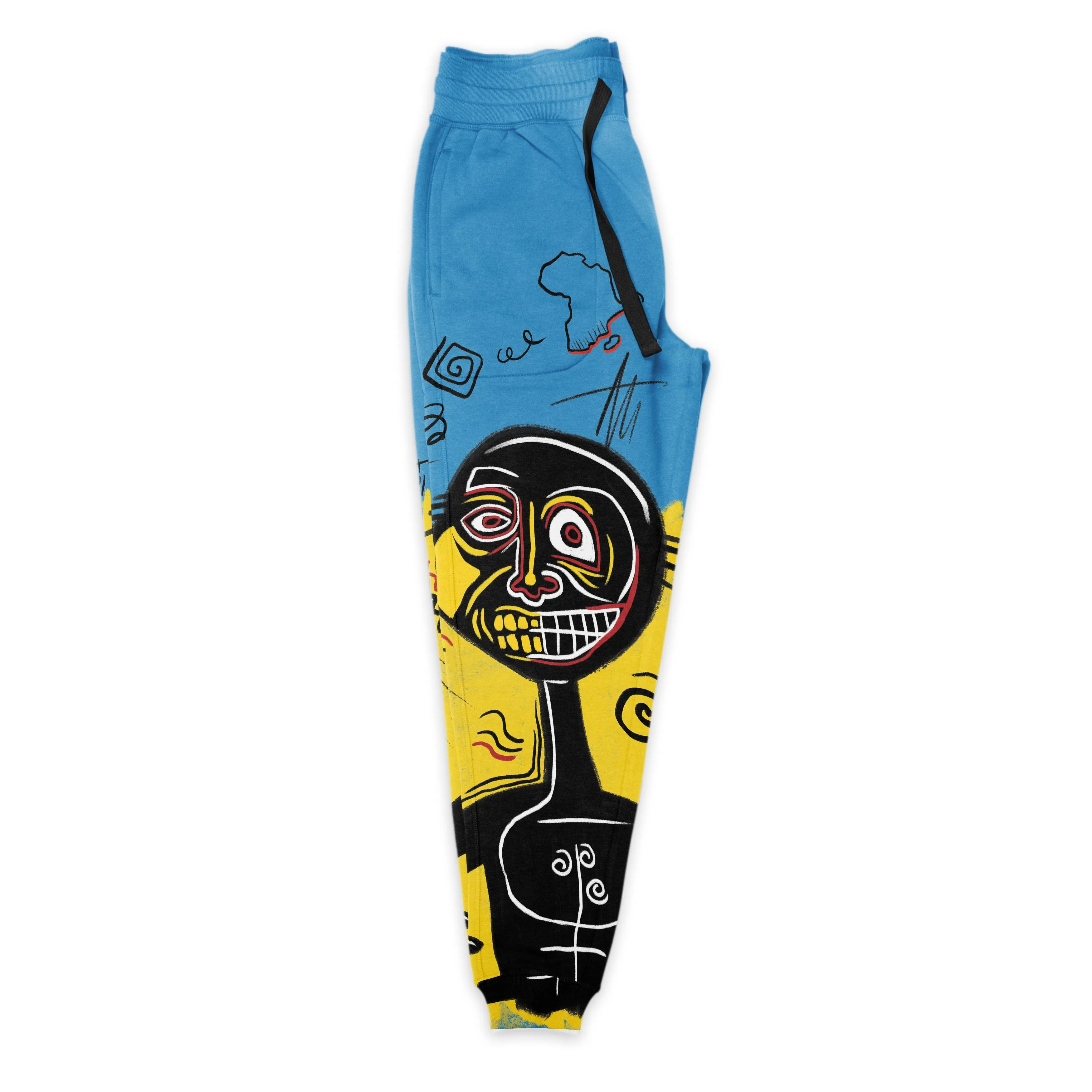 African Art Viva Underground Psychedelic Vintage Style Joggers