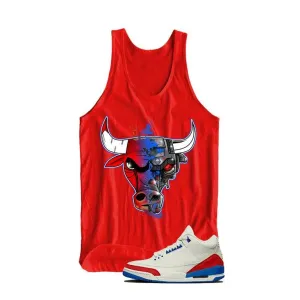 Air Jordan 3 USA "Red" Tank Top (BULLMINATOR)