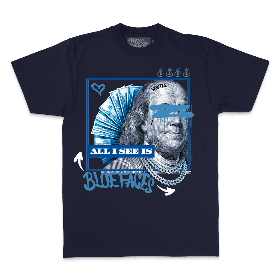 All I See is Blue Faces - Navy T-Shirt