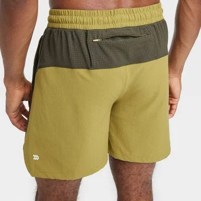 All In Motion Men's Trail Shorts 6" Inseam Athletic Fit Lightweight Quick Dry