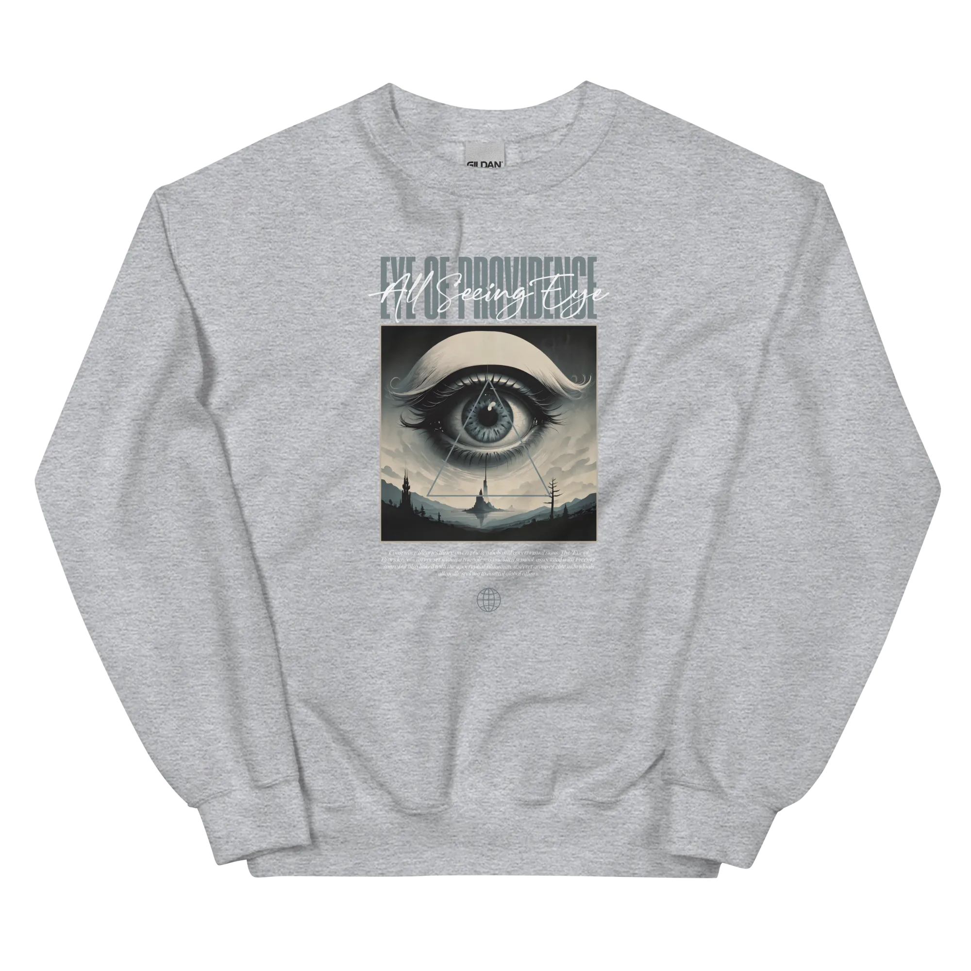 All Seeing Eye Unisex Sweatshirt Front Print