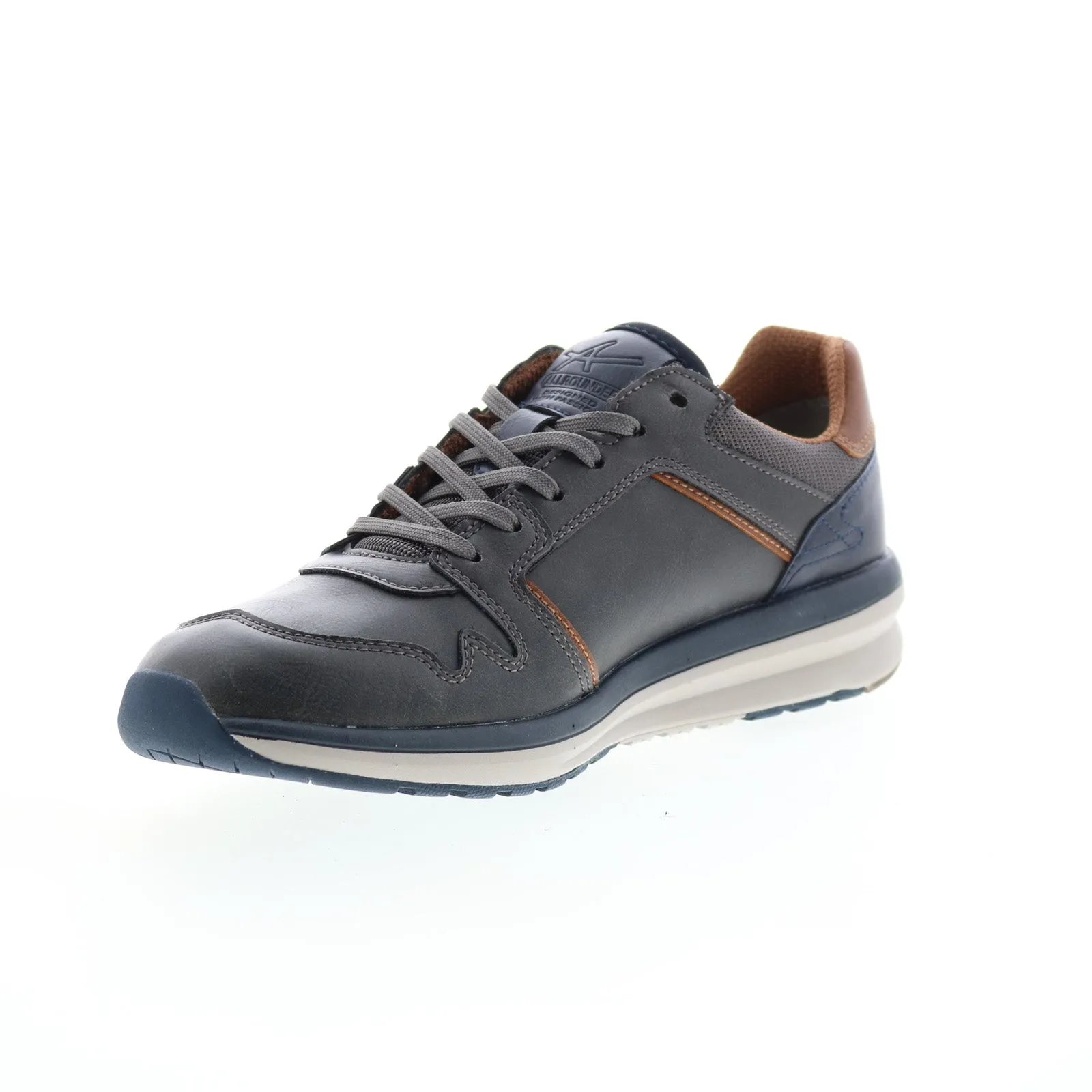 Allrounder by Mephisto El Paso Mens Gray Leather Lifestyle Sneakers Shoes