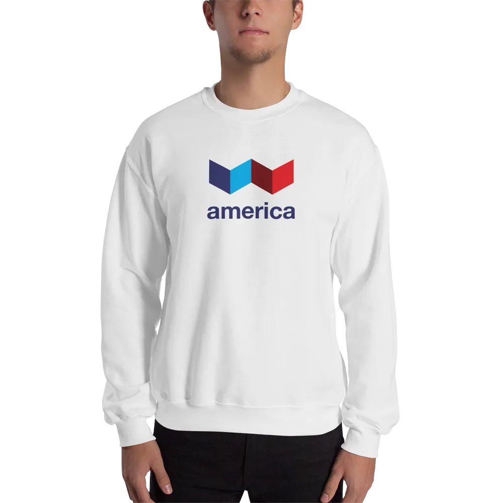 America "Squared" Unisex Sweatshirt