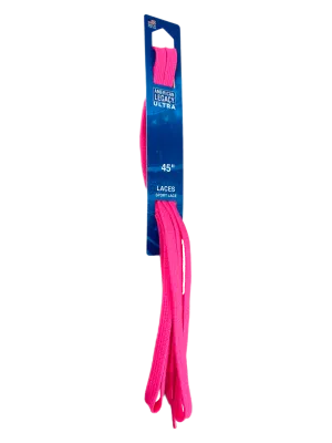 American Legacy ® Ultra Narrow Flat Tubular Laces | Neon Pink