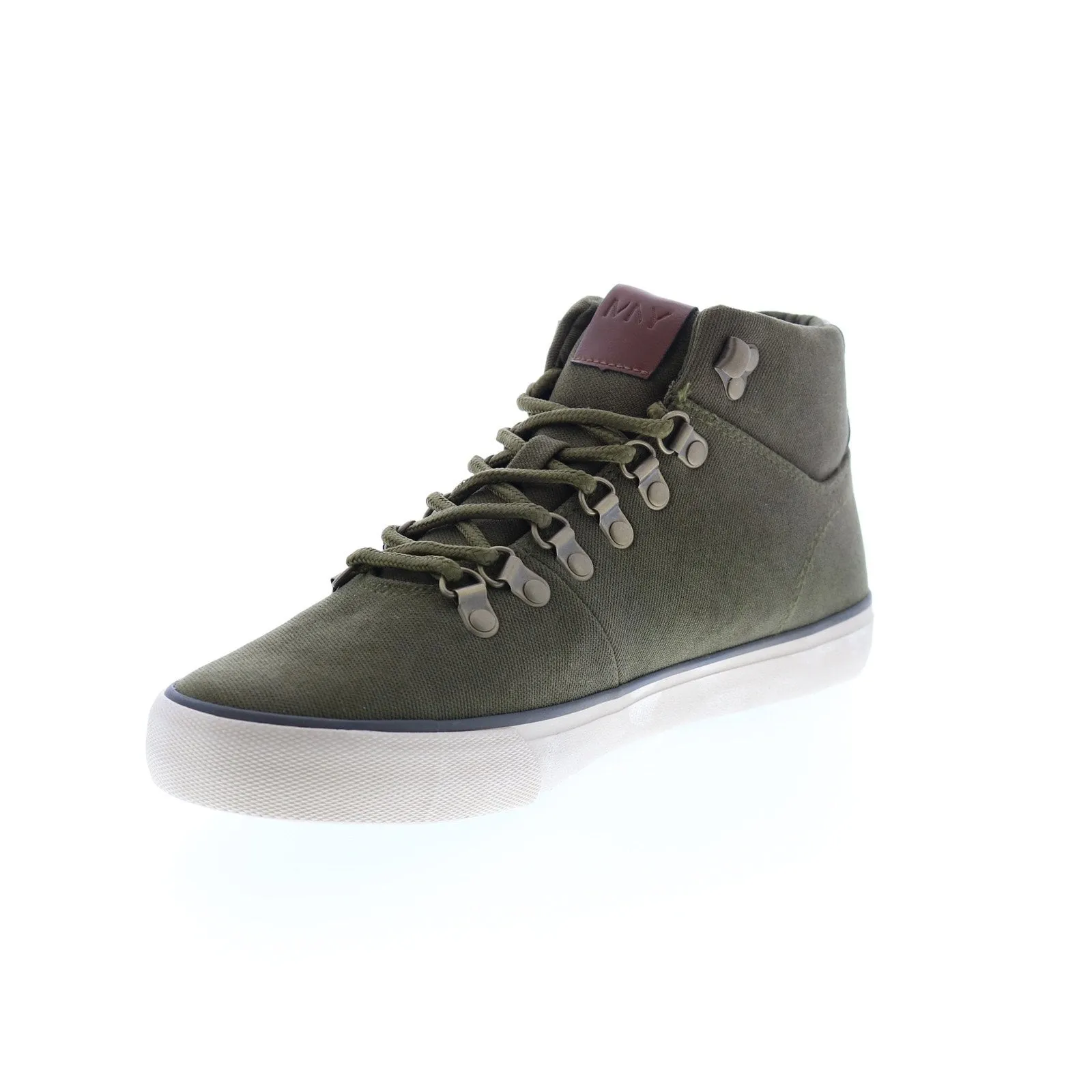 Andrew Marc Brownsville Mid NYBRWVMBC-3050 Mens Green Canvas Lifestyle Sneakers Shoes