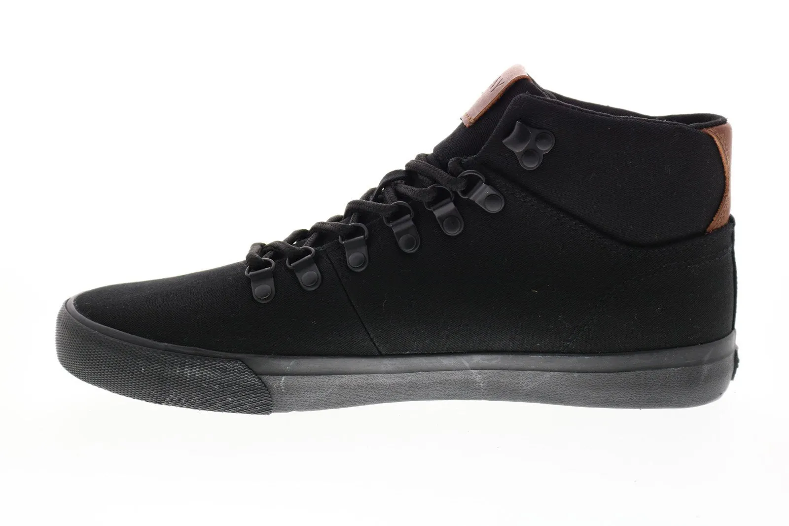 Andrew Marc Brownsville Mid NYBRWVMTC-0068 Mens Black Lifestyle Sneakers Shoes