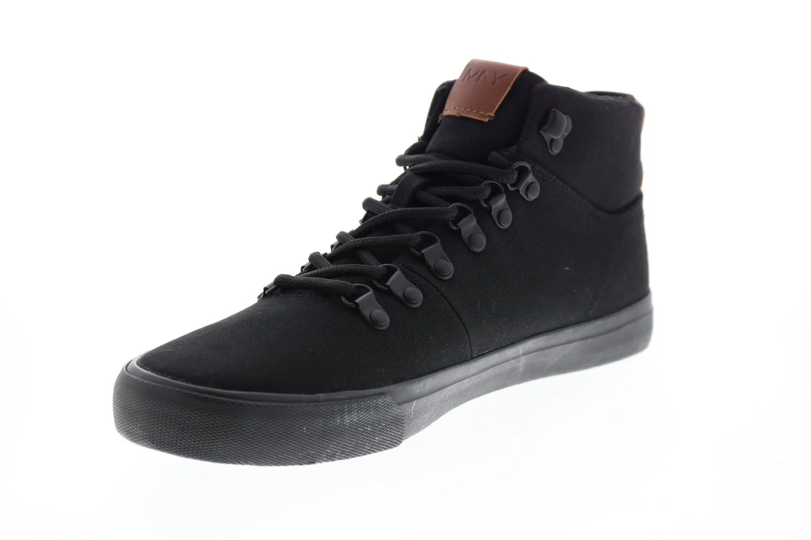 Andrew Marc Brownsville Mid NYBRWVMTC-0068 Mens Black Lifestyle Sneakers Shoes