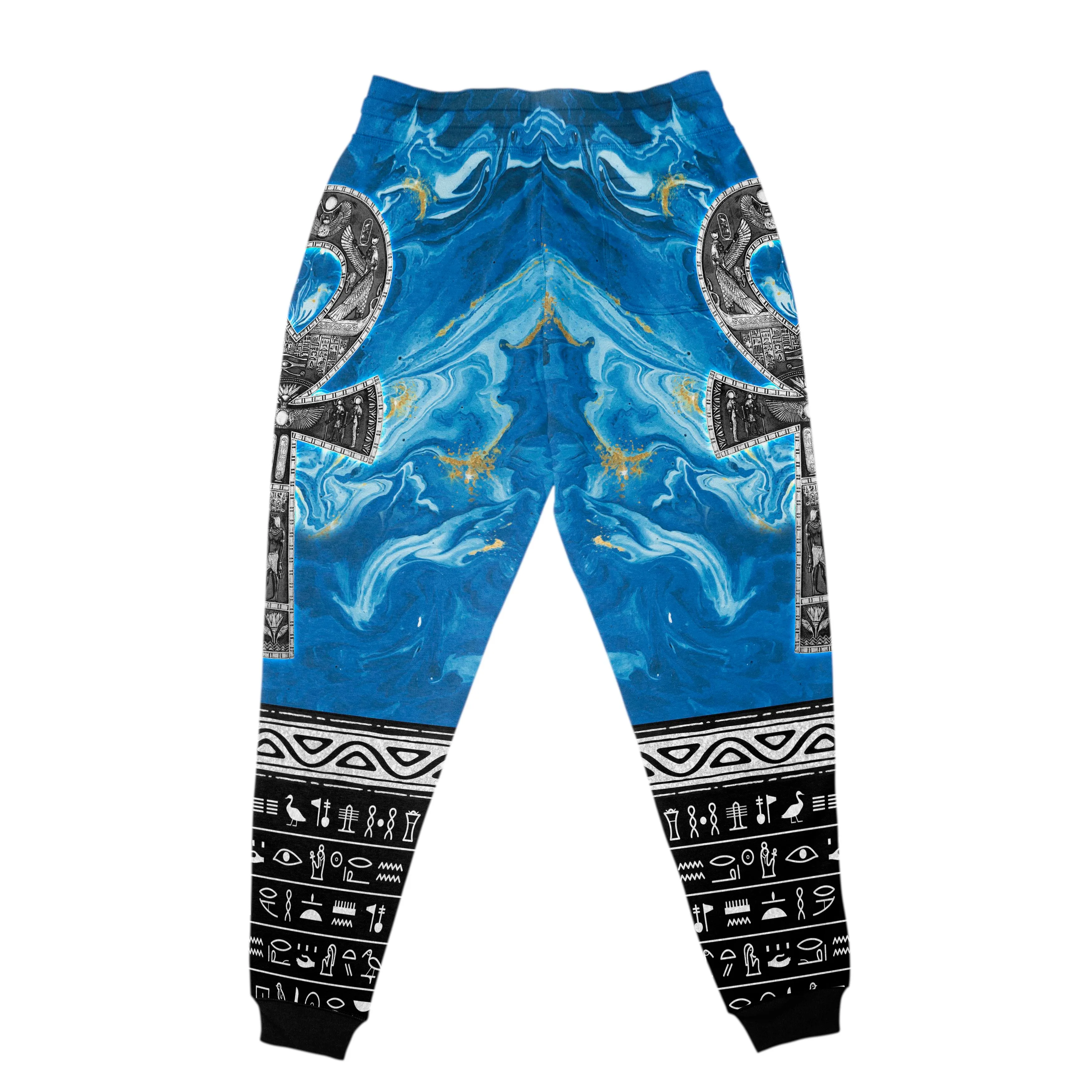 Ankh On Blue Marble Joggers