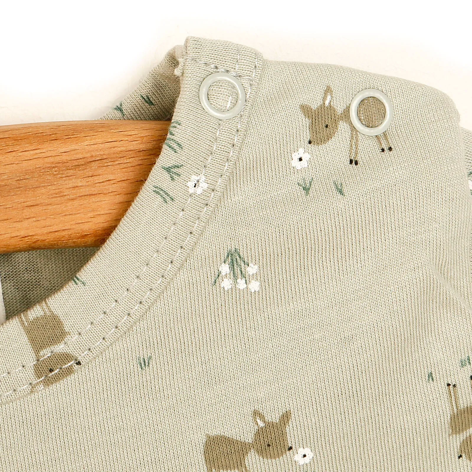 Antebies Antebies Newborn Deer Organic Sweatshirt - Grey