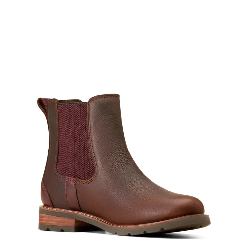 Ariat Wexford Waterproof Ladies Chelsea Boot - Dark Brown