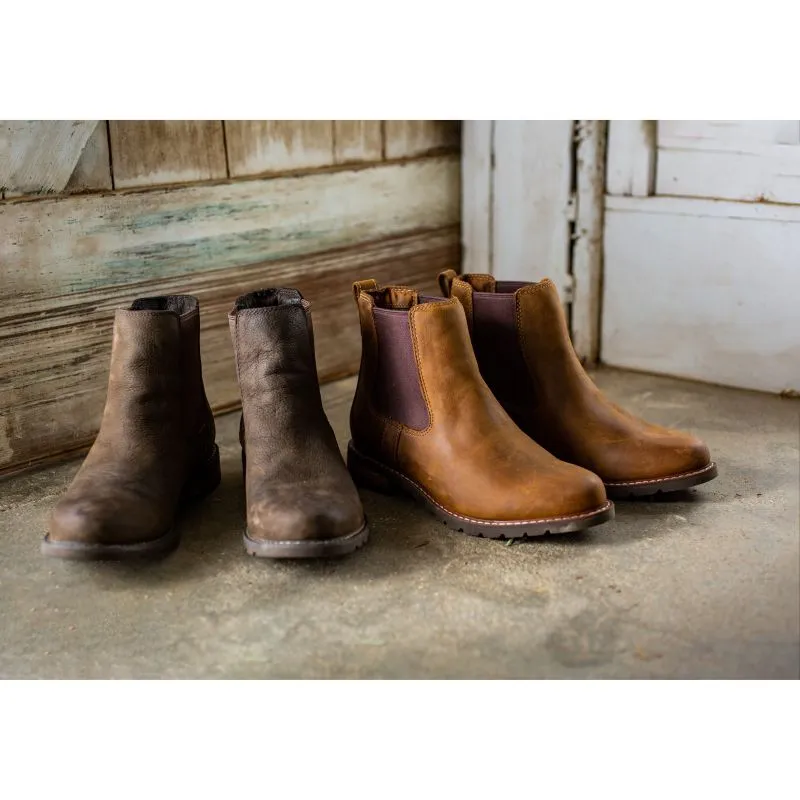 Ariat Wexford Waterproof Ladies Chelsea Boot - Weathered Brown