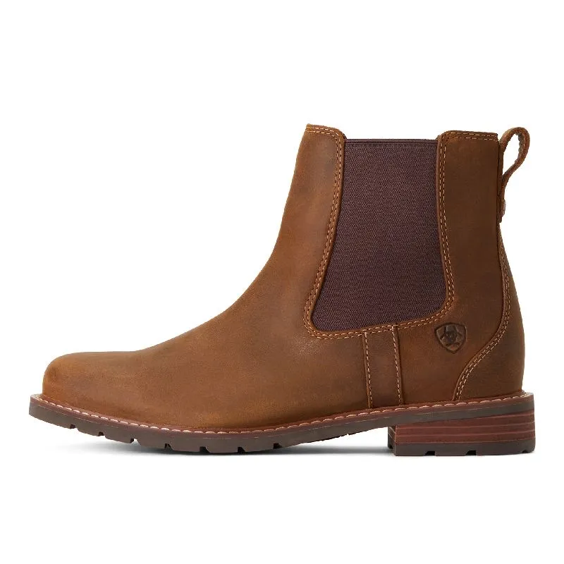 Ariat Wexford Waterproof Ladies Chelsea Boot - Weathered Brown