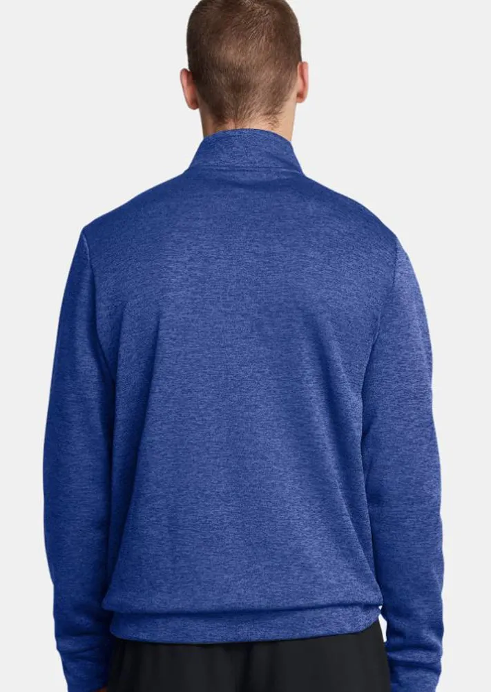 Armour Fleece Twist 1/4 Zip in Blue by Under Armour