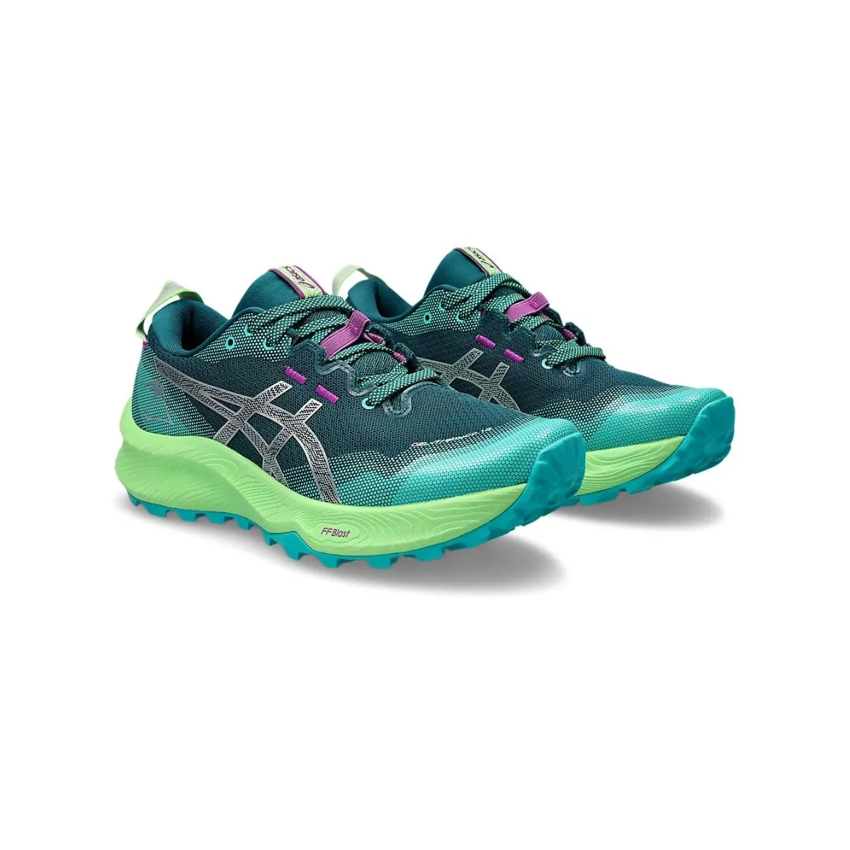 Asics Gel Trabuco 12 Green Turquoise Shoes SS24 Women