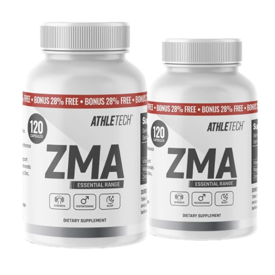 Athletec ZMA 120 Caps Twin Pack