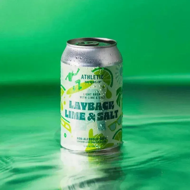 Athletic Brewing Non-Alcoholic Layback Lime & Salt Beer