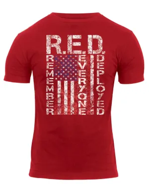 Athletic Fit R.E.D. (Remember Everyone Deployed) T-Shirt