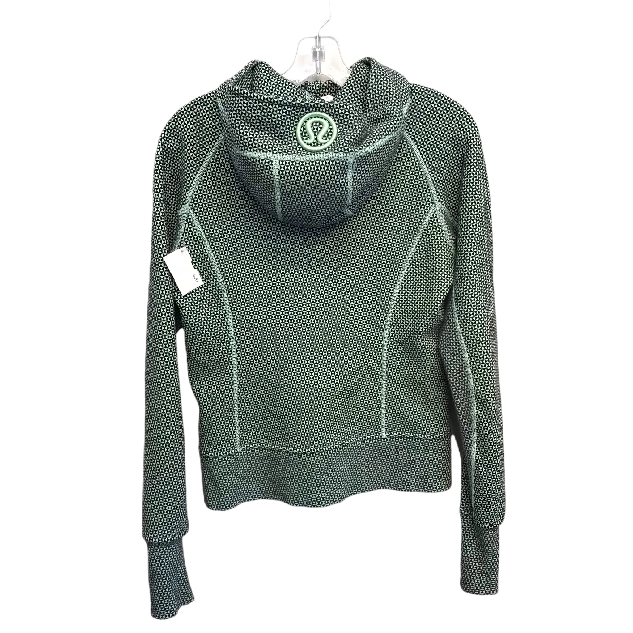 Athletic Jacket By Lululemon In Green, Size: S