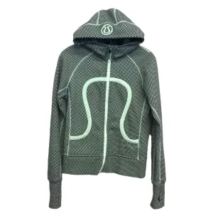 Athletic Jacket By Lululemon In Green, Size: S