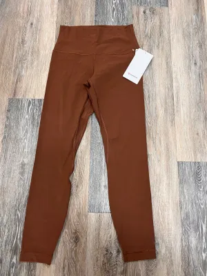 Athletic Pants By Lululemon In Brown, Size:6